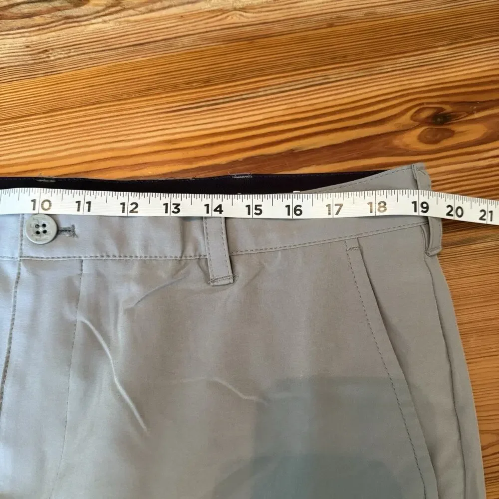 Izod Golf Chino Pants Mens 38x34‎ Gray Performance Stretch Office Casual Staple